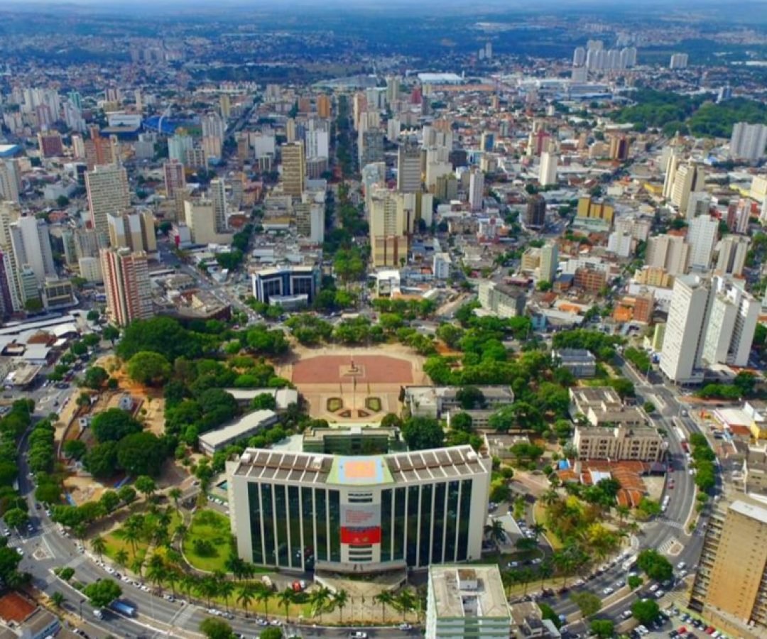 Vista aérea de Goiânia (Paulo José-Prefeitura de Goiânia)